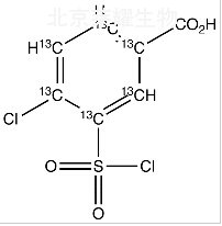 4-氯-3-氯磺酰基苯甲酸-13C6标准品