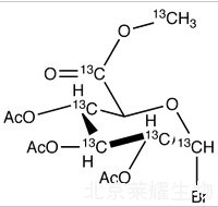 Acetobromo-α-D-glucuronic Acid-13C6 