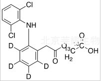 醋氯芬酸-d4,13C2标准品