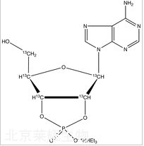 Adenosine 2’,3’-Cyclic Phosphate-13C5 