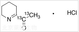 2-Acetyl-3,4,5,6-tetrahydropyridine-13C2 Hydrochloride