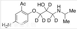 rac N-Desbutyroyl-d5 Acebutolol