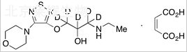 rac-Didemethyltimolol-d5 Maleate