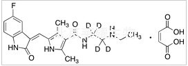 N-Desethyl Sunitinib-d4 Maleate