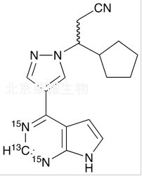 rac-Ruxolitinib-13C,15N2