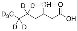 外消旋3-羟基庚酸-D7标准品