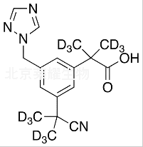 阿那曲唑单酸-d12标准品