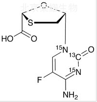 恩曲他滨羧酸-13C,15N2标准品