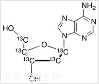 2'-脱氧腺苷-1',2',3',4',5'-13C5
