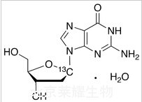 2'-脱氧鸟苷-1-13C一水合物