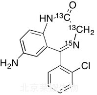 7-Amino Clonazepam-13C2, 15N