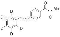 1-(4-(Benzyloxy)phenyl)-2-chloropropan-1-one-d5