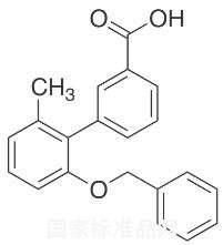 2-苄氧基-6-甲基联苯-3'-羧酸标准品