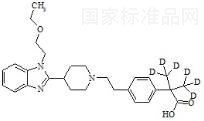 比拉斯汀-d6标准品