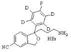 Didesmethyl citalopram-d4.HBr