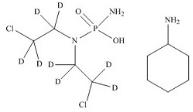 Phosphamide Mustard-d8 Cyclohexamine Salt