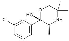 Hydroxybupropion (as (RS,RS)-cyclic Hemiketal)