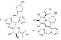 Clozapine N-Glucuronide Sodium Salt (Mixture of 5-N and 10-N)