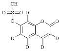 7-羟基硫酸香豆素-d5标准品