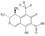 (-)-桔霉素-13C-d2标准品