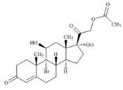 9α Br Hydrocortisone Acetate