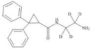 Cibenzoline Impurity (N-(2-aminoethyl-2,2-diphenyl Cyclopropanecarboxamide-d4