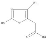 Cefodizime Impurity (2-Mercapto-4-methyl-5-thiazoleacetic acid)