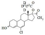 3-羟基醋酸氯地孕酮-13C-d3标准品