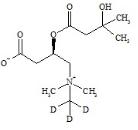 (3R)-3-Hydroxyisovaleroyl-Carnitine-d3