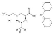N-Acetyl-S-(2-hydroxypropyl)Cysteine-d3 Dicyclohexylammonium Salt