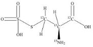 L-Cysteine S-Sulfate-13C3-15N