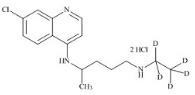 Hydroxychloroquine EP Impurity D-d5 DiHCl (Desethyl Chloroquine-d5 DiHCl)