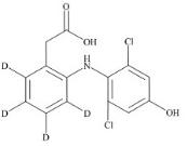 4'-羟基双氯芬酸-d4标准品