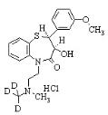 Desacetyl Diltiazem-d3 HCl标准品