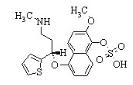 5-Hydroxy-6-methoxy duloxetine sulfate