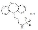 N-Desmethyl Doxepin-d3 HCl
