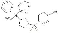3-(1-Cyano-1,1-diphenylmethyl)-1-tosylpyrrolidine