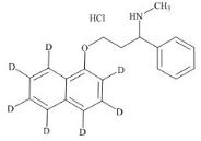 rac-N-Desmethyl Dapoxetine-d7 HCl