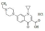 Desfluroenrofloxacin HCl