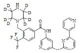 N-Desmethyl Flumatinib-d8