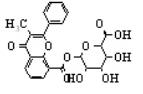 3-Methylflavone-8-carboxylic acid glucuronide (MFCA glucuronide)
