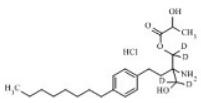 Fingolimod-d4 Mono-lactate HCl