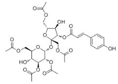 1,6,2',3',6'-O-Pentaacetyl-3-O-trans-p-coumaroylsucros