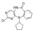 2-Chloro-11-cyclopentyl-5H-benzo[e]pyrimido[5,4-b][1,4]diazepin-6(11H)-one