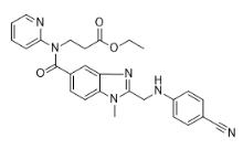 3-[[[2-[[(4-氰基苯基)氨基]甲基]-1-甲基-1H-苯并咪唑-5-基]羰基]吡啶-2-基氨基]丙酸乙酯对照品