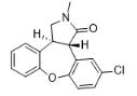 11-Chloro-2,3,3a,12b-tetrahydro-2-methyl-1H-dibenz[2,3:6,7]oxepino[4,5-c]pyrrol-1-one