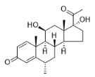 11β,17α-Dihydroxy-6α-methylpregna-1,4-diene-3,20-dione