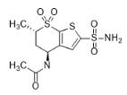 N-[(4S,6S)-6-甲基-7,7-二氧代-2-磺酰胺基-5,6-二氢-4H-噻吩并[2,3-b]噻喃-4-基]乙酰胺对照品