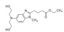 5-[双(2-羟乙基)氨基]-1-甲基-1H-苯并咪唑-2-丁酸乙酯对照品
