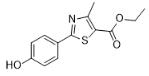 2-(4-羟基苯基)-4-甲基噻唑-5-羧酸乙酯对照品